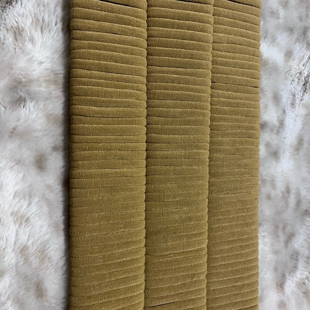 120 Pcs Tan Hair Ties No Damage for Women, Ponytail Holders
